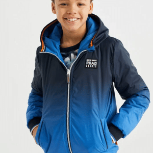 Jongens reversible bomberjack met capuchon