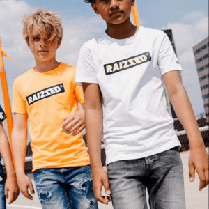 Jongens T-shirt met print, 2-pack